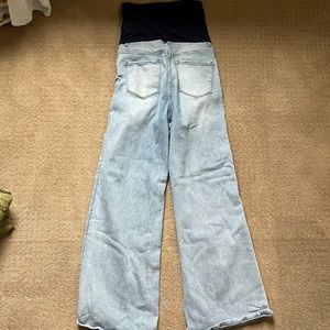 COPY - Pinkblush maternity Light Blue Wide Leg Maternity Jeans
